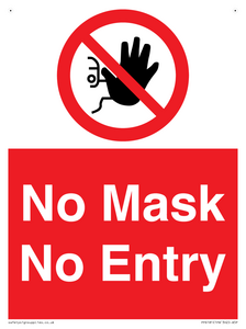 No Mask No Entry